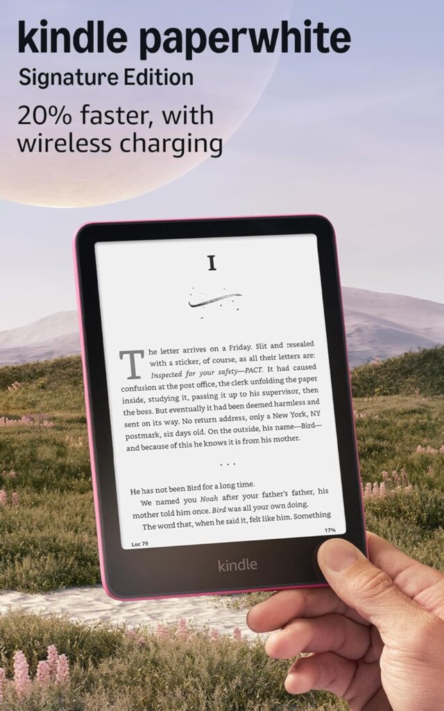 5. Kindle Paperwhite Signature Edition – The Perfect Balance
أفضل أجهزة كيندل للقراءة الإلكترونية
